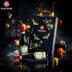 Hộp Quà Rượu Vang 2 chai Camasella Appassimento – Hộp Gỗ Sơn Mài Cao Cấp | Quà Tặng Sang Trọng Từ Wine Home | Rượu Vang Wine Home Hộp Quà Rượu Vang 2 chai Camasella Appassimento