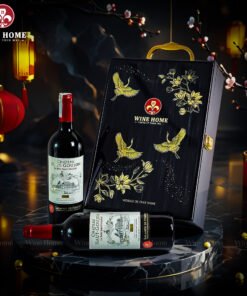 Hộp Quà Rượu Vang 2 chai Château Haut Goujon 2018