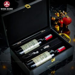 Hộp quà rượu vang 2 chai Chateau Tayac Côtes de Bourg
