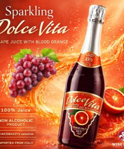 DolceVita Grape Juice With Blood Orange – Nước ép nho sparkling vị cam đỏ cao cấp từ Ý
