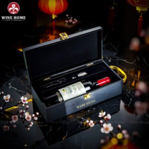 Hộp Quà Rượu Vang 1 chai Château Haut Goujon 2018