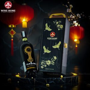 Hộp Quà Rượu Vang 1 chai Timelord Primitivo 15,5% – Món Quà Đẳng Cấp Trong Hộp Gỗ Sơn Mài Cao Cấp | Rượu Vang Wine Home Hộp Quà Rượu Vang 1 chai Timelord Primitivo