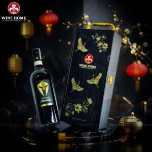 Hộp quà rượu vang 1 chai Victory Primitivo Salento – Phiên bản hộp gỗ sơn mài cao cấp sang trọng từ Wine Home | Rượu Vang Wine Home Hộp quà rượu vang 1 chai Victory Primitivo Salento