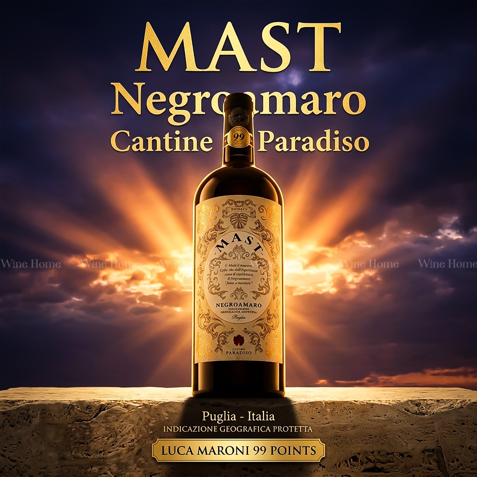Rượu Vang Ý MAST Negroamaro Cantine Paradiso