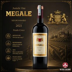 Rượu Vang Ý Megale Negroamaro – Tinh Hoa Vang Đỏ Miền Nam Nước Ý | Rượu Vang Wine Home Rượu Vang Ý Megale Negroamaro – Tinh Hoa Vang Đỏ Miền Nam Nước Ý