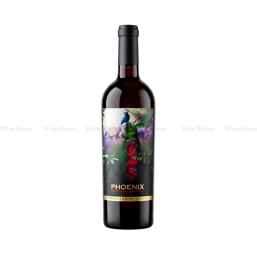 Rượu Vang Ý Phoenix Negroamaro Sangiovese