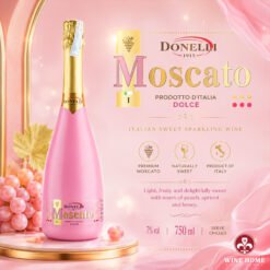 Sparkling Donelli Moscato Rose – Ngọt Ngào Tinh Tế Từ Trái Tim Emilia-Romagna | Rượu Vang Wine Home Rượu Vang Hồng Donelli Moscato Rose – Ngọt Ngào Tinh Tế Từ Trái Tim Emilia-Romagna