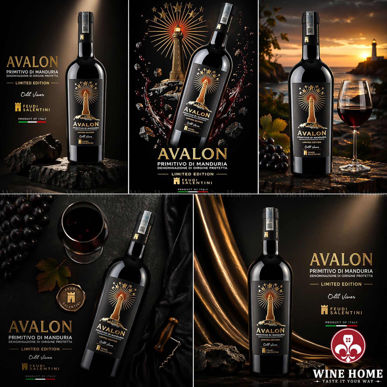 Rượu Vang Ý Avalon Primitivo di Manduria – Tuyệt Tác Vang Ý Old Vines Đẳng Cấp