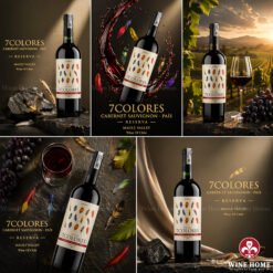 Rượu Vang Chile 7Colores Reserva Cabernet Sauvignon – Pais | Đậm Đà Cá Tính Từ Maule Valley