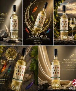 7COLORES SAUVIGNON BLANC – TORONTEL | Chai Vang Trắng Chile Tươi Mát Và Đầy Hương Hoa Quyến Rũ