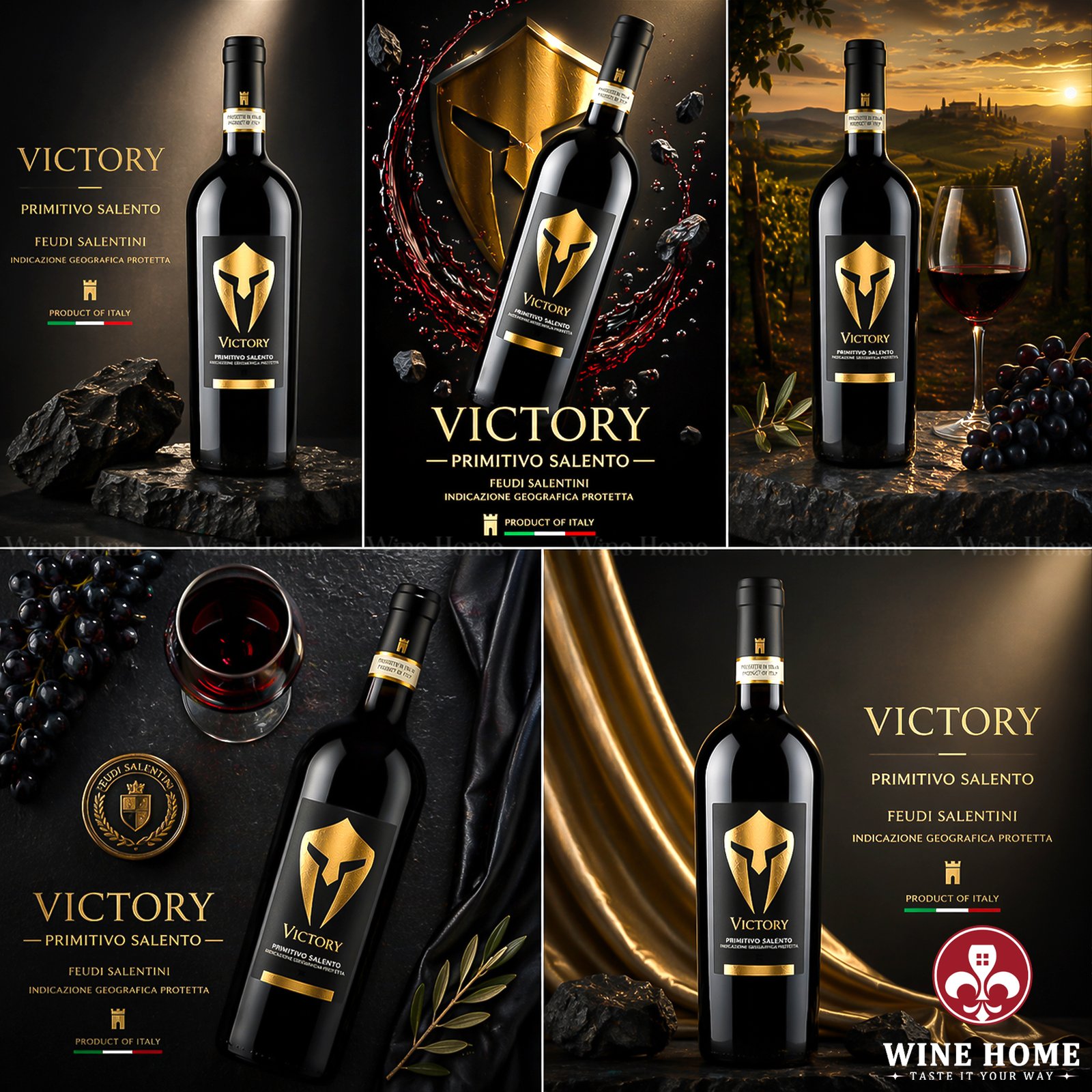 Rượu Vang Ý Victory Primitivo Salento – Đậm Đà Nồng Nàn Chuẩn Miền Nam Ý