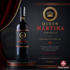 Rượu Vang Ngọt Queen Martina SemiDolce – Dẫn Lối Vị Ngọt Tinh Tế Chuẩn Ý