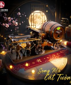Song Mã Cát Tường – Biểu tượng quà tặng phong thủy thịnh vượng & quà tặng đẳng cấp | Rượu Vang Wine Home Quà Tặng Phong Thủy Song Mã Cát Tường