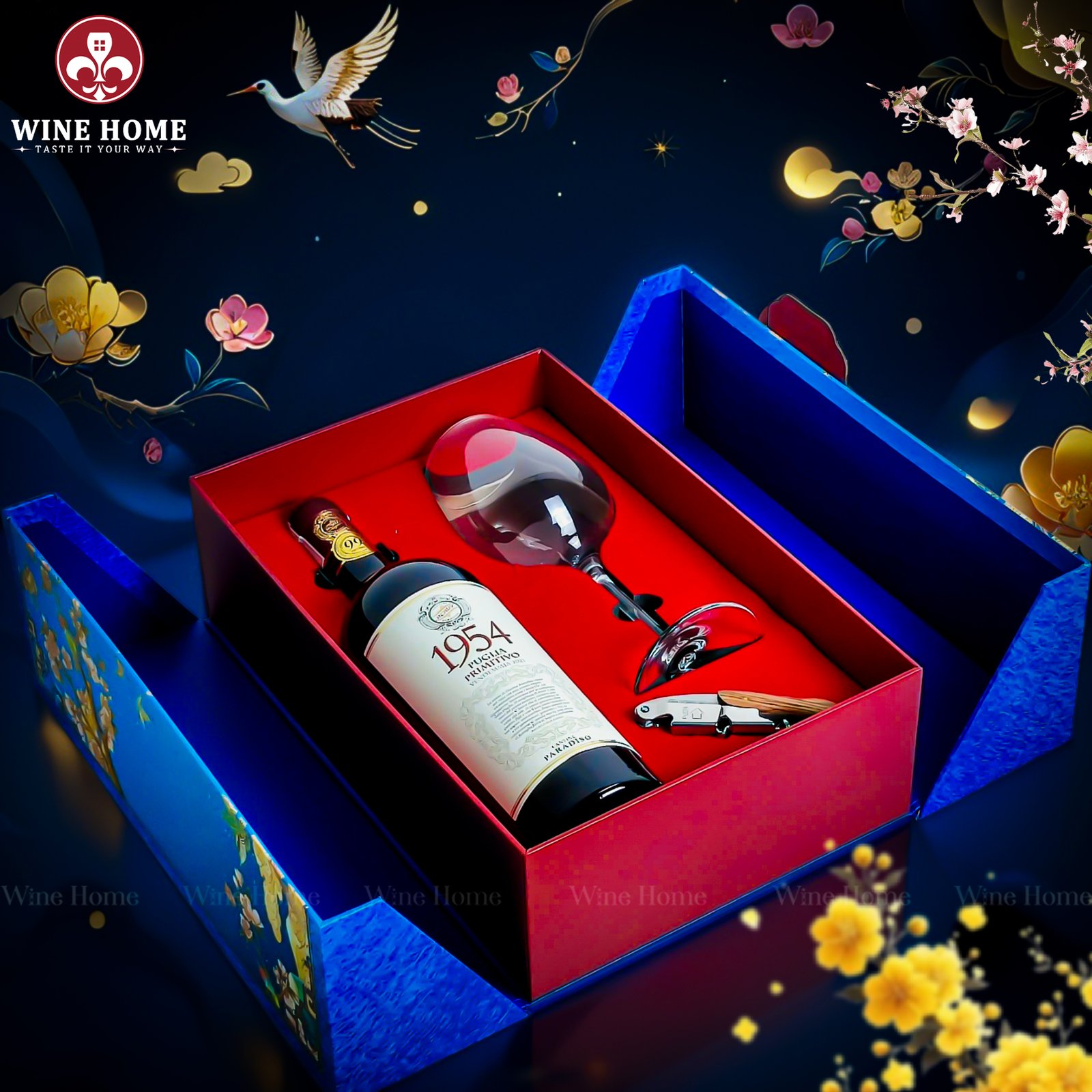 Hộp Quà Tết Cao Cấp Sắc Xuân 2026 SXWH01 Hộp Quà Tết Cao Cấp Sắc Xuân 2026 SXWH01