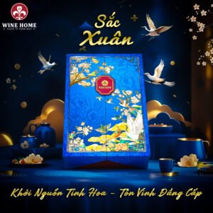 Hộp Quà Tết Cao Cấp Sắc Xuân 2026 SXWH08 – Khởi Nguồn Tinh Hoa, Tôn Vinh Đẳng Cấp Cùng Wine Home | Rượu Vang Wine Home Hộp Quà Tết Cao Cấp Sắc Xuân 2026