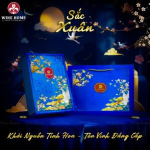 Hộp Quà Tết Cao Cấp Sắc Xuân 2026 SXWH08 – Khởi Nguồn Tinh Hoa, Tôn Vinh Đẳng Cấp Cùng Wine Home | Rượu Vang Wine Home Hộp Quà Tết Cao Cấp Sắc Xuân 2026
