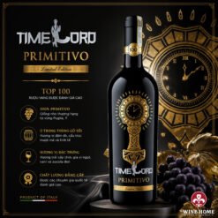 Rượu Vang Ý Timelord Primitivo – Vị Vang Mạnh Mẽ, Đậm Đà Từ Vùng Puglia | Rượu Vang Wine Home Rượu Vang Ý Timelord Primitivo Limited Edition