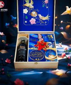 Hộp Quà Tết Xuân Như Ý Hộp Gỗ Blue 18