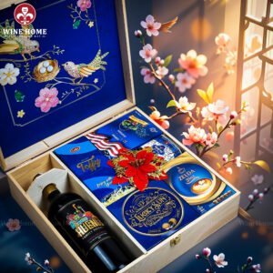 Hộp Quà Tết Xuân Như Ý Hộp Gỗ Blue 14