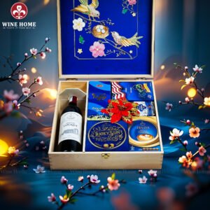 Hộp Quà Tết Xuân Như Ý Hộp Gỗ Blue 15