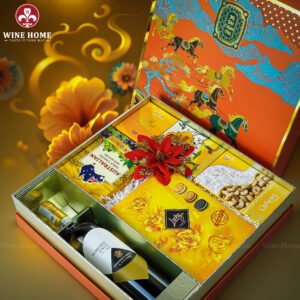 Hộp Quà Tết Mã Đáo Thành Công 06 | Quà Tết Cao Cấp Wine Home 2026 | Rượu Vang Wine Home Hộp Quà Tết Mã Đáo Thành Công 06