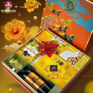 Hộp Quà Tết Mã Đáo Thành Công 03 | Quà Tết Cao Cấp Wine Home 2026 | Rượu Vang Wine Home Hộp Quà Tết Mã Đáo Thành Công 03