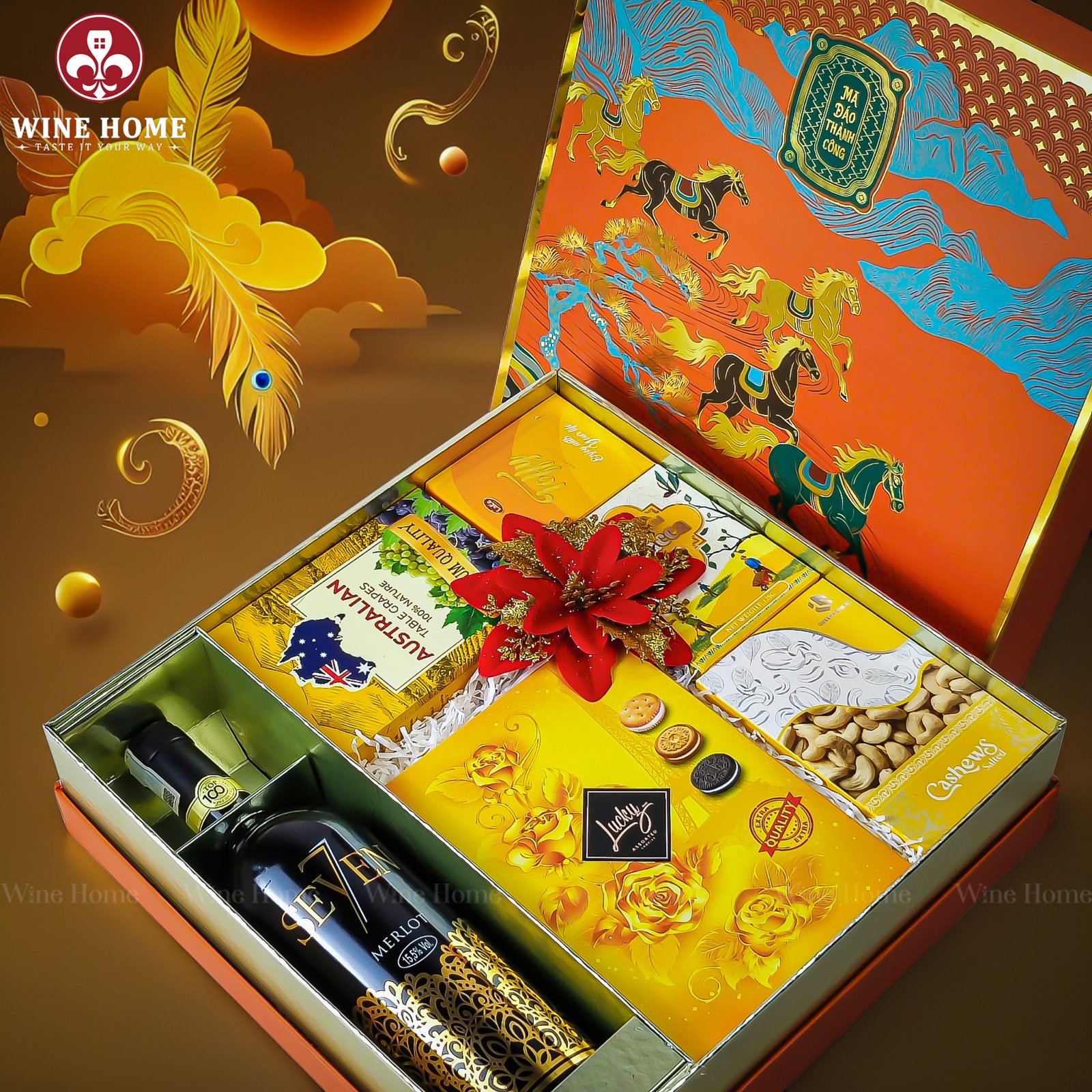 Hộp Quà Tết Mã Đáo Thành Công 10 Hộp Quà Tết Mã Đáo Thành Công 10