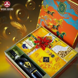 Hộp Quà Tết Mã Đáo Thành Công 09 | Quà Tết Cao Cấp Wine Home 2026 | Rượu Vang Wine Home Hộp Quà Tết Mã Đáo Thành Công 09