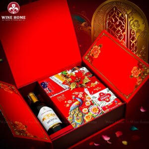 Hộp Quà Tết Phú Quý Đoàn Viên 04 | Hộp Quà Tết Cao Cấp – Sang Trọng, Ý Nghĩa Cho Doanh Nghiệp | Rượu Vang Wine Home Hộp Quà Tết Phú Quý Đoàn Viên 04