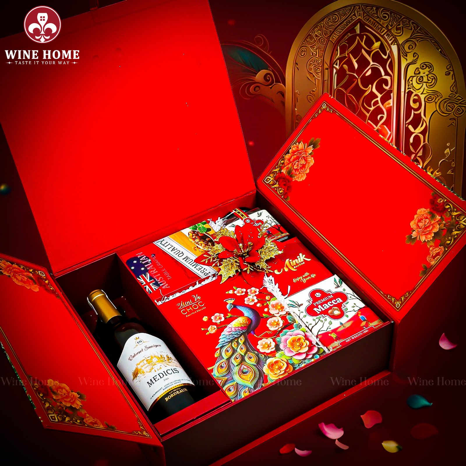 Hộp Quà Tết Phú Quý Đoàn Viên 04 Hộp Quà Tết Phú Quý Đoàn Viên 04