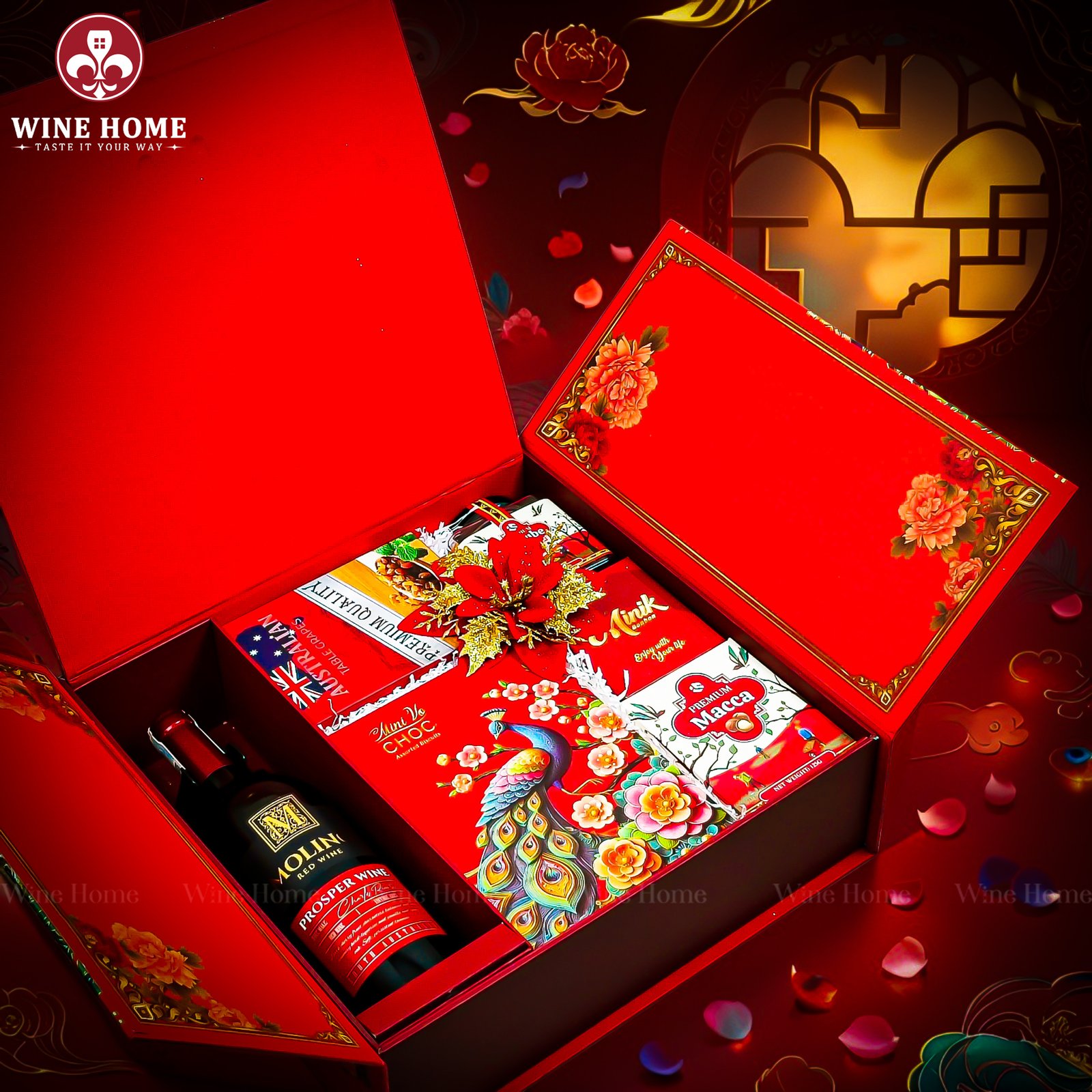 Hộp Quà Tết Phú Quý Đoàn Viên 02 Hộp Quà Tết Phú Quý Đoàn Viên 02