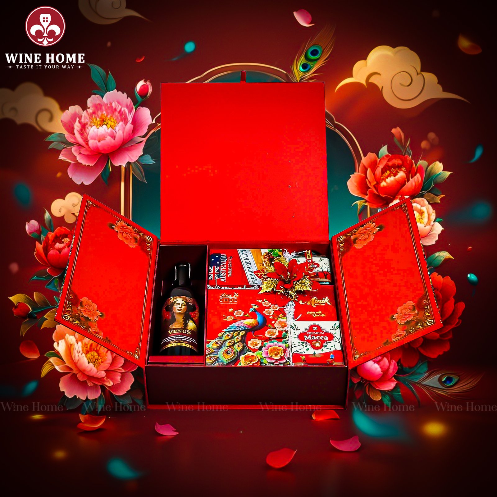 Hộp Quà Tết Phú Quý Đoàn Viên 03 Hộp Quà Tết Phú Quý Đoàn Viên 03