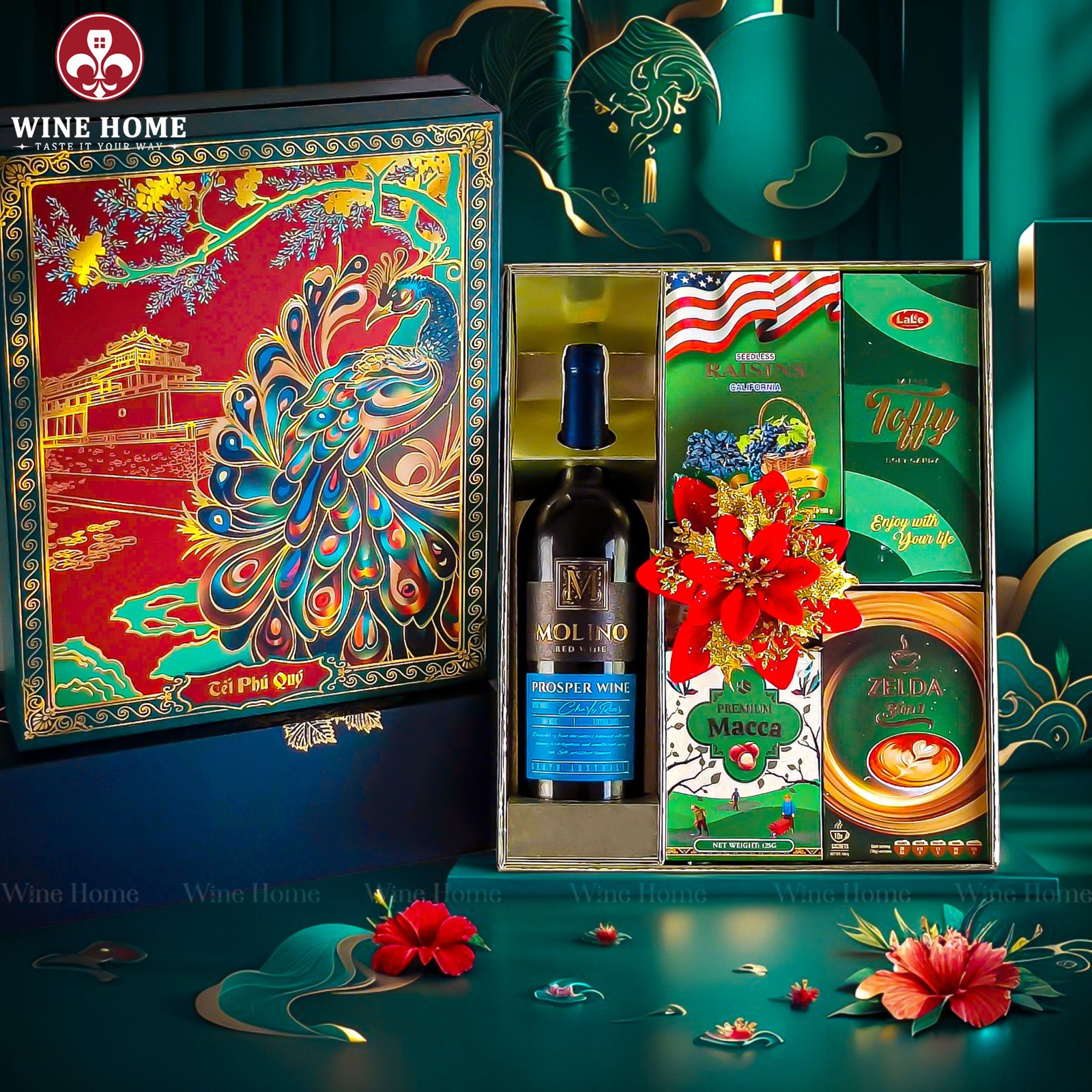 Hộp Quà Tết 2026 Tết Phú Quý 02 Hộp Quà Tết 2026 Tết Phú Quý 02