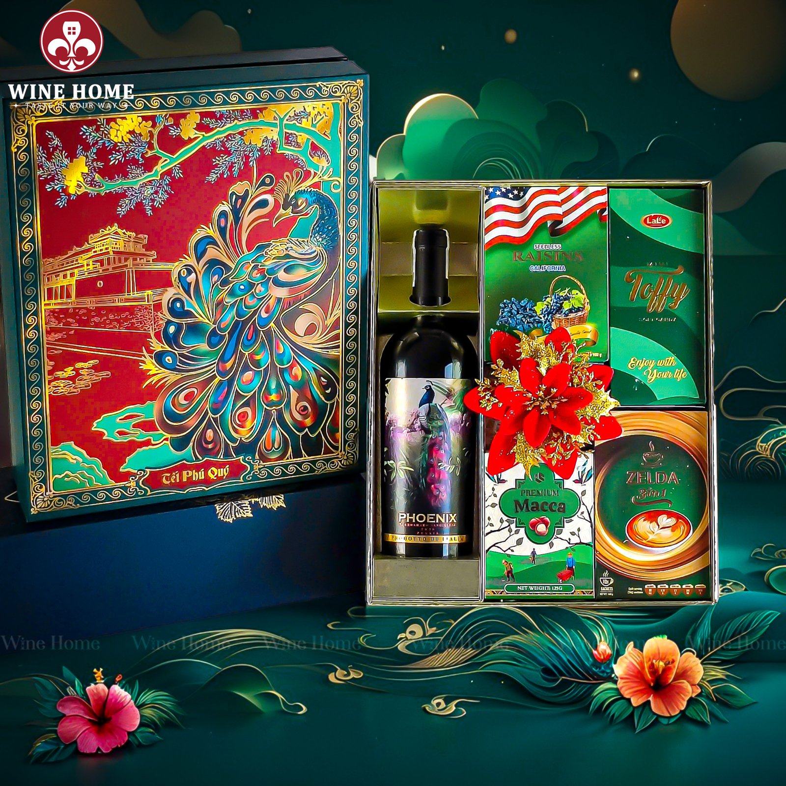 Hộp Quà Tết 2026 Tết Phú Quý 06 Hộp Quà Tết 2026 Tết Phú Quý 06