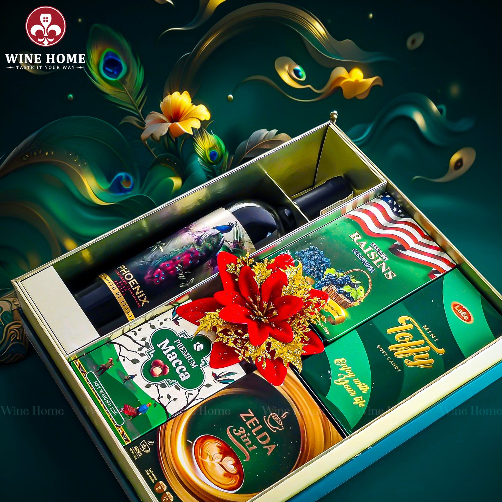 Hộp Quà Tết 2026 Tết Phú Quý 06 Hộp Quà Tết 2026 Tết Phú Quý 06