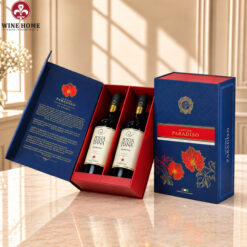Hộp Quà Rượu Vang 2 Chai Posta Piana Primitivo - Cantine Paradiso
