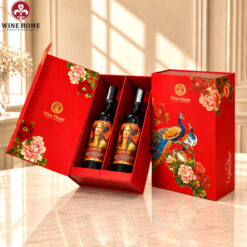 Hộp Quà Rượu Vang 2 Chai Venus Rosso Semi Dolce - Le Vin Sud