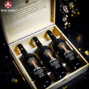 Hộp quà rượu vang 3 chai Feudi Salentini Avalon Primitivo di Manduria