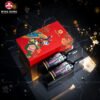 Hộp Quà Rượu Vang 2 Chai Hộp Đỏ Cao Cấp 02