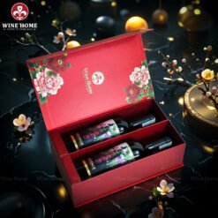 Hộp Quà Rượu Vang 2 Chai Hộp Đỏ Cao Cấp 02 – Giải Pháp Quà Tặng WineHome | Rượu Vang Wine Home Hộp Quà Rượu Vang 2 Chai Hộp Đỏ Cao Cấp 02