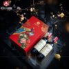 Hộp Quà Rượu Vang 2 Chai Hộp Đỏ Cao Cấp 03