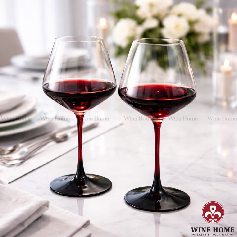 Ly pha lê đế đỏ