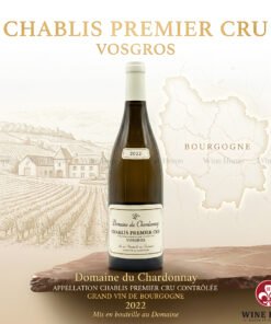Chablis Premier Cru Vosgros 2022 Domaine du Chardonnay