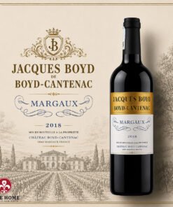 Jacques Boyd De Boyd-Cantenac Margaux 2018 – Vẻ Đẹp Thanh Lịch Của Rượu Vang Pháp Cao Cấp