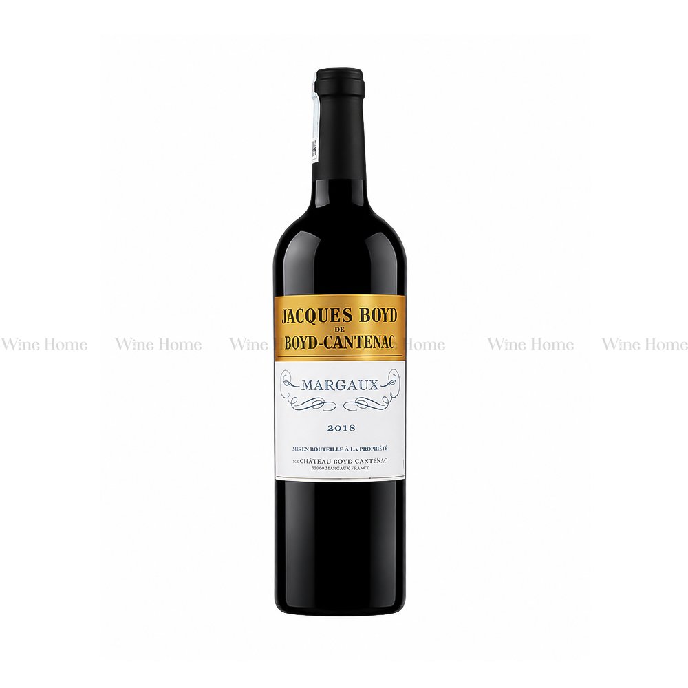 Jacques Boyd De Boyd-Cantenac Margaux 2018 – Vẻ Đẹp Thanh Lịch Của Rượu Vang Pháp Cao Cấp