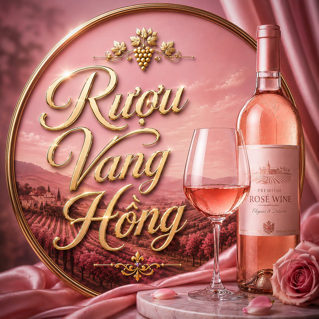 Rượu Vang Hồng