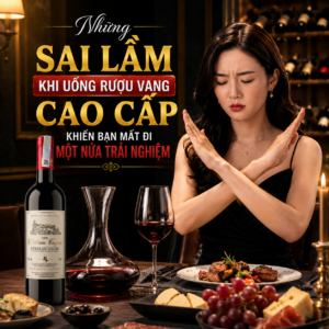 15 Sai Lầm Khi Uống Rượu Vang Cao Cấp Mà Rất Nhiều Người Mắc Phải