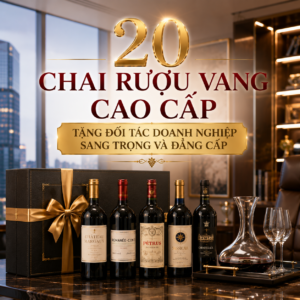 20 Chai Rượu Vang Cao Cấp Tặng Đối Tác Doanh Nghiệp Đẳng Cấp Nhất