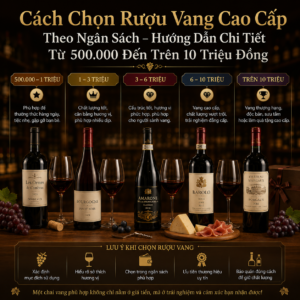 Cách Chọn Rượu Vang Cao Cấp Theo Ngân Sách Hướng Dẫn Từ 500.000 Đến Trên 10 Triệu