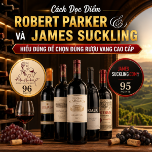 Cách Đọc Điểm Robert Parker Và James Suckling Khi Chọn Rượu Vang Cao Cấp
